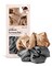 Kitsch Satin Hair Scrunchies for Women Softer Than Silk Scrunchies for All Hair Types Satin Scrunchies for Girls Silk Hair Ties No Damage Ponytail Holders 2 pcs CharcoalGold