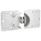 Master Lock Chrome Hasp Lock Heavy Duty Hidden Shackle Lock and Hasp Solid Steel Lock for Trucks Trailers or Vans 9 Inches Wide 770
