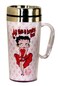 Spoontiques  Insulated Travel Mug  Betty Boop Brains Coffee Cup  Coffee Lovers Gift  Funny Coffee Mug  15 oz  White