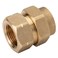 HomeFlex 11435007 34Inch Brass Corrugated Stainless Steel Tubing x FIPT Female Adapter