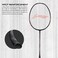 LiNing Turbo Charging Z Combat Carbon Fibre Strung Badminton Racket with Full Racket Cover BlackCopper  For Professional Players  85 grams  Maximum String Tension  30lbs