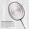 LiNing Turbo Charging Z Combat Carbon Fibre Strung Badminton Racket with Full Racket Cover BlackCopper  For Professional Players  85 grams  Maximum String Tension  30lbs