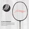 LiNing Turbo Charging Z Combat Carbon Fibre Strung Badminton Racket with Full Racket Cover BlackCopper  For Professional Players  85 grams  Maximum String Tension  30lbs