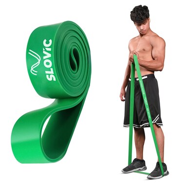 Slovic Resistance Bands for Workout  Resistance Band Set  Exercise Band for Home Gym Fitness  Pull Up Band  Loop Band  Stretching Band  Gym Band for Men  Women  Heavy Duty Material