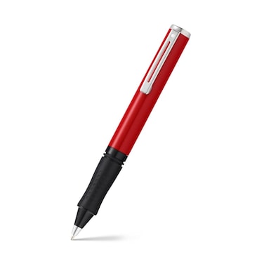 Sheaffer Pop Glossy Red Ballpoint Pen with Chrome Trim