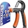 Yougreast Hand Grip Strengthener Adjustable Hand Grip ExerciserHand Gripper with Resistance Range 22 to 88 Lbs1040kg  Red