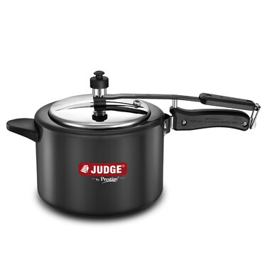 JUDGE Vista by TTK Prestige Induction Bottom Pressure Cooker InnerLid 5Liter Hard Anodised with Stainless Steel Lid