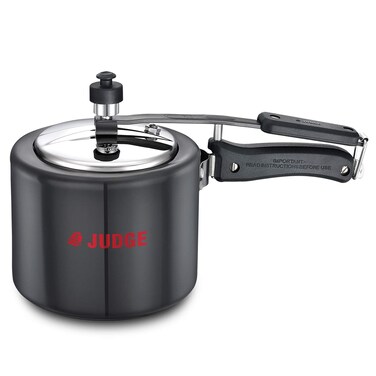JUDGE Vista by TTK Prestige Induction Bottom Pressure Cooker InnerLid 3Liter Hard Anodised with Stainless Steel Lid