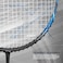 LiNing 3D Calibar X Combat Carbon Graphite Badminton Strung Racquet 85 Grams 30 Lbs String Tension and Full Cover CharcoalBlue