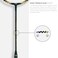 LiNing Wind Lite 700 Carbon Fibre Strung Badminton Racket with Free Full CoverBlackGoldSet of 1