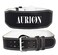 AURIONGenuine Leather Weight Lifting Belt Body Fitness Gym Back Support Power Lifting Belt Xl Black