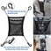 MBVBN 3Layer Car Mesh Organizer Seat Back Net Bag Barrier of Backseat Pet Kids Cargo Tissue Purse Holder Driver Storage Netting Pouch