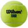 Wilson Tennis Balls Tour Premier 3Pack Can for All Surfaces Yellow WRT109400