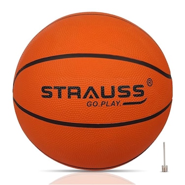 STRAUSS Rubber Official Basketball Size 7 Orange
