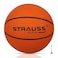 STRAUSS Rubber Official Basketball Size 7 Orange
