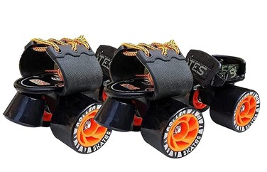 Jaspo Big Boss Adjustable Quad Roller Skates Suitable for Age Group 6 14 Years Old