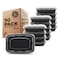Freshware Meal Prep Containers 50 Pack 1 Compartment Food Storage Containers with Lids Bento Box BPA Free Stackable MicrowaveDishwasherFreezer Safe 16 oz