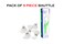 Jaspo GET Set Steel Badminton Racket Combo Set Lightweight Badminton Racquet 1 Pair with 5 pc Feather shuttlecocks and 1 Carrying Bag for Outdoor Games Suitable for Beginners
