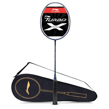 LiNing Turbo X 60 G5 Strung Badminton Racket NavyGold 87 Grams