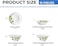 Borosil Gourmet Dinnerware Set For 6 19 Pieces White Dinner Plates and Bowls Sets Chip Resistant Tempered Opal Glass Stain Resistant Dishwasher  Microwave Safe Dinner Set For Gifting Serves 6