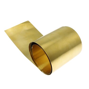 PZRT 01x50x1000mm Brass Sheet Roll Metal Foil Plate 01mm Thickness