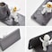 Awestuffs Porcelain Standard Astronaut Mobile Phone Stand with Pen Stand for Smartphones and Tablet  White