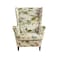 CRFATOP 2 Piece Stretch Wingback Chair Cover Printed Wing Chair Slipcovers Spandex Fabric Wingback Armchair Covers with Elastic Bottom for Living Room Bedroom Wingback Chair 06