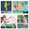 Wiwaplex Tennis Trainer Rebound Ball with String Solo Tennis Training Kit Portable Tennis Practice Rebounder Equipment Training Tools with Long Elastic Rope for Adults Kids Beginners