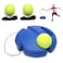 Wiwaplex Tennis Trainer Rebound Ball with String Solo Tennis Training Kit Portable Tennis Practice Rebounder Equipment Training Tools with Long Elastic Rope for Adults Kids Beginners