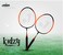 Jaspo Kidzy Steel Badminton Racket Set with 5pc Feather Shuttlecock Multi