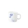 Larah by Borosil Tulip Opalware Cup Set 6 Pieces White