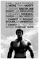 Inephos Arnold Schwarzenegger Gym Quotes Poster Art  Gym Motivation Posters Size 24 inch X 36 inch Large Laminated Vinyl Print