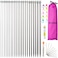 BCMRUN 22Pcs Stainless Steel Straight Knitting Needles Set 2mm8mm Long Needles with Markings LargeEye Needles Measure Tape Kitting Kit for DIY Travel