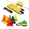 BELCO SPORTS PVC Cones Pack 6 10 Space Markers and Ladder Agility 4 Meter Combos Multicolour 6 Inch Set1