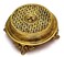 eSplanade Brass Decorative Round Pooja God Stool  Brass Chowki  Home Decor Sitting Table  7 Inches