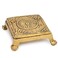 AargKraft Brass Pooja Mandir Chowki Peetha Peeta Gods Stool  Puja Articles  22 Inches Very Small Weight 100 Gram