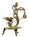 eSplanade  8  Peacock Diya with Bell  Lotus Shaped Round Brass Diya  Oil Lamp Deepam  Home Decor  Kuthu Vilakku  Oil Lamps for Home and Office