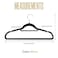 Utopia Home Premium Velvet Hangers 50 Pack  NonSlip Clothes Hangers with Tie Bar  Black Hangers  Standard Hangers with 360 Degree Rotatable Hook  Heavy Duty Coat Hangers