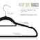 Utopia Home Premium Velvet Hangers 50 Pack  NonSlip Clothes Hangers with Tie Bar  Black Hangers  Standard Hangers with 360 Degree Rotatable Hook  Heavy Duty Coat Hangers