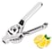 Kuber Industries Super Stainless Steel Lemon Squeezer with Attached Bottle Opener SilverKUBMART11435