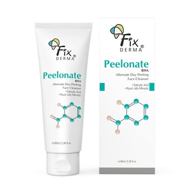 Fixderma Peelonate BHA Face Cleanser with Salicylic Acid  Vitamin E  Salicylic Acid Face Cleanser  Face Wash for Oily Skin  Acne Prone Skin  338 Fl Oz