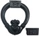Adonai Hardware Darah Antique Cast Iron Door Knocker Black Powder Coated
