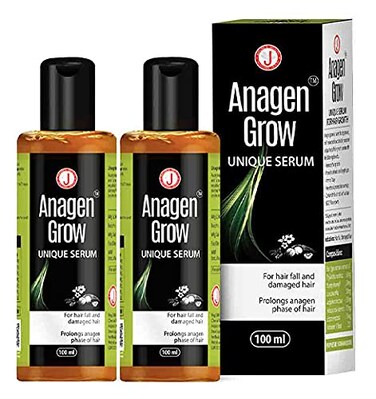 Anagen Grow herbal hair Serum 100 ml pack of 2