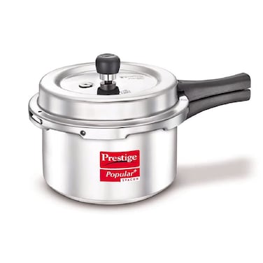 Prestige Popular Plus Svachh Aluminium Pressure Cooker 20 Litre  Silver