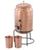 SHANKAR  SONS 5 Litre Copper Water Dispenser with Stand and 2 Glasses  BPA Free NonToxic  Hammered Texture Rustproof  Durable  with Added Health Benefits of Copper