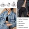 12 Sets Button Pins for Loose Jeans No Sew and No Tools Instant Replacement Snap Tack Pant Button Ceryvop Reusable and Adjustable Metal Pants Button Tightener