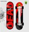 Jaspo Dragon Fire Fiber Skateboard Combo 265 X 65 for Age Group 7 Years and Above Dragon FIRE LITE