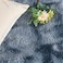 DweIke Fluffy Modern Area Rugs for Living Room Bedroom 4x6 ft Plush High Pile Blue Grey Rug for Kids Girls Room Nursery Home Decor Upgrade NonSlip Girls Bedroom Soft Indoor Rug TieDyed Blue Grey