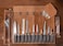 Rustic Town Genuine Leather Chef Knife Roll All Purpose Chef Roll Walnut Brown L Knife Roll