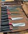 Rustic Town Genuine Leather Chef Knife Roll All Purpose Chef Roll Walnut Brown L Knife Roll